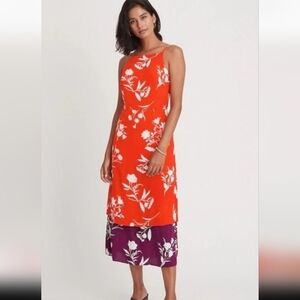 Ann Taylor | 2P | Poppy & Mulberry Dress